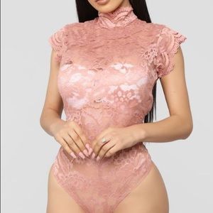 Love Me More Bodysuit - Mauve